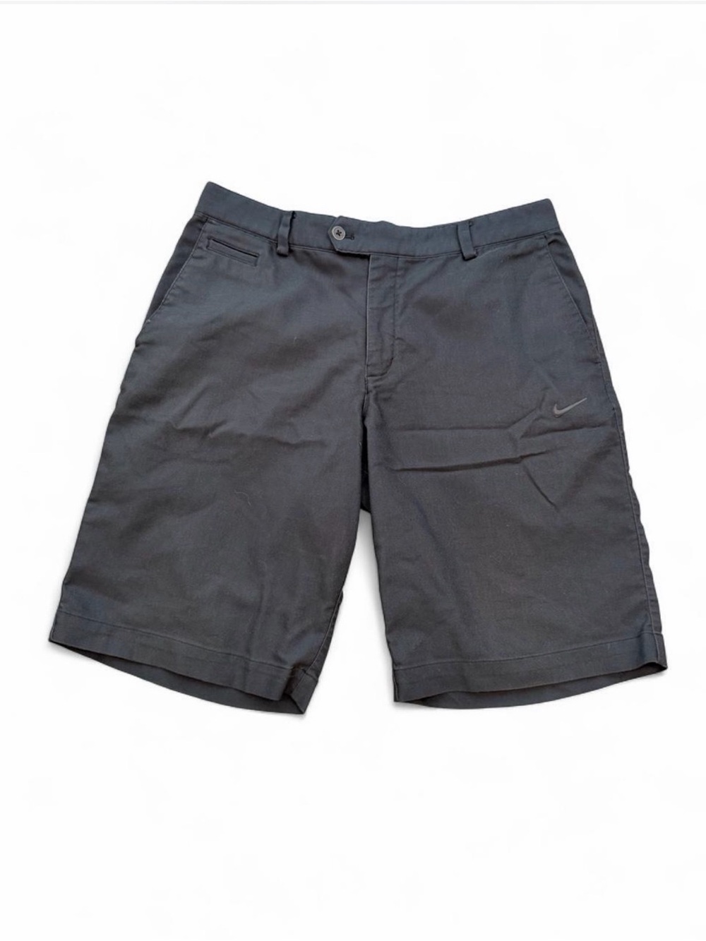Nike Men’s Black Athletic Golf Shorts with Subtle Swoosh